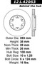 C-Tek Standard Brake Rotor for 1996-2004 Nissan/INFINITI (Frontier, Pathfinder, QX4, Xterra) 121.42063