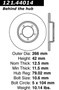 C-Tek Standard Brake Rotor for 1974-1983 Toyota (Pickup) 121.44014