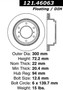 C-Tek Standard Brake Rotor for 2000-2007 Mitsubishi (Montero, Montero Sport) 121.46063