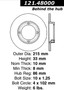 C-Tek Standard Brake Rotor for 1985-1994 Chevrolet/Geo/Suzuki (Sprint, Metro, Forsa) 121.48000