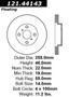 C-Tek Standard Brake Rotor for 2006-2021 Toyota/Scion (Yaris, Prius C, iQ) 121.44143