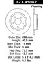 C-Tek Standard Brake Rotor for 2004-2013 Mazda (3, 3 Sport) 121.45067