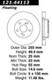 C-Tek Standard Brake Rotor for 1994-2000 Toyota (Celica) 121.44113