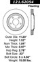 C-Tek Standard Brake Rotor for 1994-2001 Buick/Chevrolet/Oldsmobile (Regal, Lumina, Monte Carlo, Cutlass Supreme) 121.62054