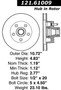 C-Tek Standard Brake Rotor for 1974-1979 Ford/Mercury (Elite, Gran Torino, LTD II, Ranchero) 121.61009