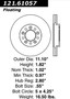 C-Tek Standard Brake Rotor for 1999-2003 Ford (Windstar) 121.61057