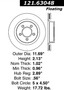 C-Tek Standard Brake Rotor for 1998-2004 Chrysler/Dodge (300M, Concorde, Intrepid) 121.63048