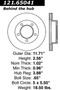 C-Tek Standard Brake Rotor for 1994-1996 Ford (Bronco, F-150) 121.65041
