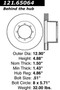 C-Tek Standard Brake Rotor for 1996-2007 Ford (E-450 Super Duty, Econoline Super Duty, E-450 Econoline Super Duty) 121.65064