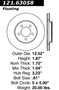 C-Tek Standard Brake Rotor for 2004-2008 Chrysler (Pacifica) 121.63058
