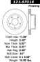 C-Tek Standard Brake Rotor for 1987-1990 Dodge (Dakota) 121.67016