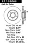 C-Tek Standard Brake Rotor for 1995-1997 Ford (Ranger) 121.65066