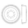 Premium Brake Drum for 1986-2020 Toyota (4Runner, Pickup, T100, Tacoma) 122.44022