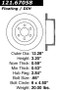 C-Tek Standard Brake Rotor for 2003-2004 Dodge (Dakota) 121.67058