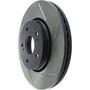 Sport Slotted Brake Rotor; Front Left for 2010-2013 Suzuki (Kizashi) 126.48016SL