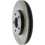 Sport Slotted Brake Rotor; Front Left for 2006-2011 Chevrolet (HHR) 126.62095SL