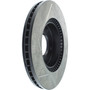 Sport Slotted Brake Rotor; Front Left for 2003-2013 Hyundai/Kia (Tiburon, Sonata, Tucson, Sportage) 126.51015SL
