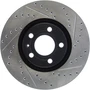 Sport Drilled & Slotted Brake Rotor; Front Left for 1997-2011 Audi/Seat (A8, A8 Quattro, A6, A6 Quattro) 127.33107L