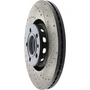 Sport Drilled & Slotted Brake Rotor; Front Left for 1997-2011 Audi/Seat (A8, A8 Quattro, A6, A6 Quattro) 127.33107L