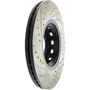 Sport Drilled & Slotted Brake Rotor; Front Left for 1997-2011 Audi/Seat (A8, A8 Quattro, A6, A6 Quattro) 127.33107L
