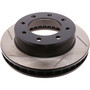 Sport Slotted Brake Rotor; Front Right for 1999-2020 Cadillac/Chevrolet/GMC (DeVille, Avalanche 2500, Express 2500, Silverado 1500 HD)