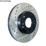 Sport Drilled & Slotted Brake Rotor; Front Left for 1994-2004 Ford (Mustang) 127.61044L