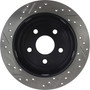 Sport Drilled & Slotted Brake Rotor; Rear Left for 2007-2018 Jeep (Wrangler, Wrangler JK) 127.67067L