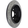 Sport Drilled & Slotted Brake Rotor; Rear Left for 2007-2018 Jeep (Wrangler, Wrangler JK) 127.67067L