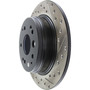 Sport Drilled & Slotted Brake Rotor; Rear Left for 2003-2011 Honda/Acura (Element, TL) 127.40061L