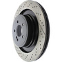 Premium OE Style Drilled and Slotted Brake Rotor for 2010-2018 Mercedes-Benz (E63 AMG, C63 AMG, CLS63 AMG, E63 AMG S) 127.35121