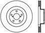 Sport Drilled & Slotted Brake Rotor; Front Left for 2001-2008 Subaru/Saab (Baja, Forester, Impreza, Legacy) 127.47018L