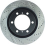 Sport Drilled & Slotted Brake Rotor; Front Left for 2010-2023 Toyota/Lexus (4Runner, GX460) 127.44174L