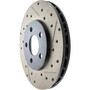 Sport Drilled & Slotted Brake Rotor; Front Left for 1995-2000 Chrysler/Dodge/Plymouth (Cirrus, Sebring, Stratus, Breeze) 127.63041L