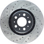 Sport Drilled & Slotted Brake Rotor; Front Right for 2003-2014 Volvo (XC90) 127.39034R