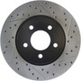 Sport Drilled & Slotted Brake Rotor; Front Left for 2005-2012 Ford/Mazda/Mercury (Escape, Tribute, Mariner) 127.65107L
