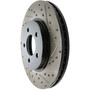 Sport Drilled & Slotted Brake Rotor; Front Left for 2005-2012 Ford/Mazda/Mercury (Escape, Tribute, Mariner) 127.65107L