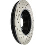 Sport Drilled & Slotted Brake Rotor; Front Left for 2005-2012 Ford/Mazda/Mercury (Escape, Tribute, Mariner) 127.65107L