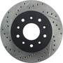 Sport Drilled & Slotted Brake Rotor; Front Right for 1963-1982 Chevrolet (Corvette) 127.62010R