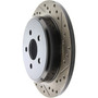 Sport Drilled & Slotted Brake Rotor; Rear Left for 2003-2010 Chrysler/Dodge (PT Cruiser, Neon) 127.63054L