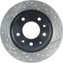 Sport Drilled & Slotted Brake Rotor; Rear Left for 1998-2015 Mazda/Ford/Mercury (6, Protege, 626, Fusion) 127.45064L