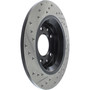 Sport Drilled & Slotted Brake Rotor; Rear Left for 1998-2015 Mazda/Ford/Mercury (6, Protege, 626, Fusion) 127.45064L