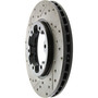Sport Drilled & Slotted Brake Rotor; Front Right for 1985-2015 Nissan (D21, Frontier, Pathfinder, Pickup) 127.42029R