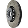 Sport Cryo Cross Drilled Brake Rotor; Front Left for 1997-2011 Audi/Seat (A8, A8 Quattro, A6, A6 Quattro) 128.33107CL