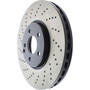 Premium OE Style Drilled Brake Rotor for 2004-2009 Mercedes-Benz (E500, E350, E550) 128.35069