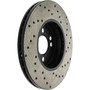 Sport Cross Drilled Brake Rotor; Front Right for 2007-2015 Mini (Cooper) 128.34101R