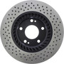 Premium OE Style Drilled Brake Rotor for 2007-2008 Hyundai (Tiburon) 128.51030