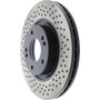 Premium OE Style Drilled Brake Rotor for 2007-2008 Hyundai (Tiburon) 128.51030