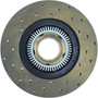 Sport Cross Drilled Brake Rotor; Front Left for 1995-2001 Ford/Mazda (Ranger, B2300, B3000, B4000) 128.65050L