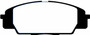 EBC Brakes Redstuff 3000 Series Sport Brake Pad Set DP31254C to Fit ACURA,HONDA