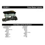 Premium Brake Master Cylinder for 1983-1997 Chevrolet/GMC/Oldsmobile (S10 Blazer, Blazer, S10, S15 Jimmy) 130.66011